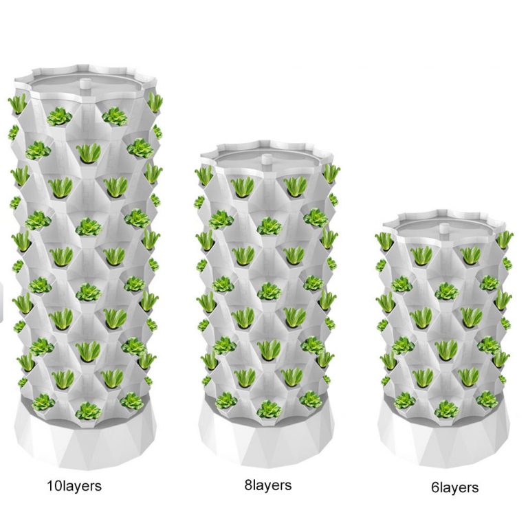 Vertical Farm Nft Pineapple Tower Aeroponic Hydroponic Tower Growing